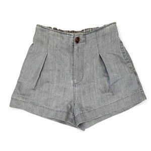 re:named light blue high waisted denim shorts